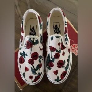 Rose Print Vans
